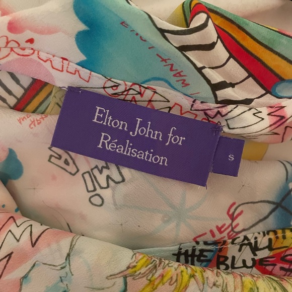 Realisation Par Multicolor Graphic Dress - Picture 3 of 3